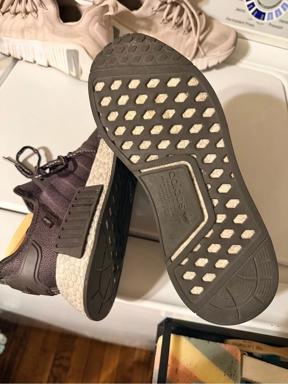 Like new adidas NMD_R1 Shoes Women's, Size men sz 8 women sz 9